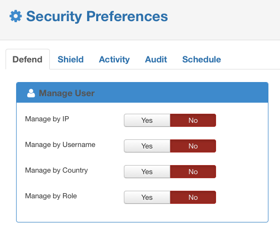 manage security